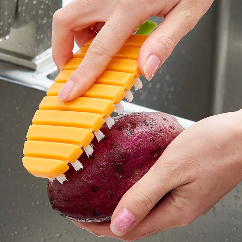 Bendable Fuller Potato Scrubbing Brush