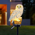 Outdoor Solar Power Led Owl Light Garden Yard Landscape Decor Lamp Waterproof