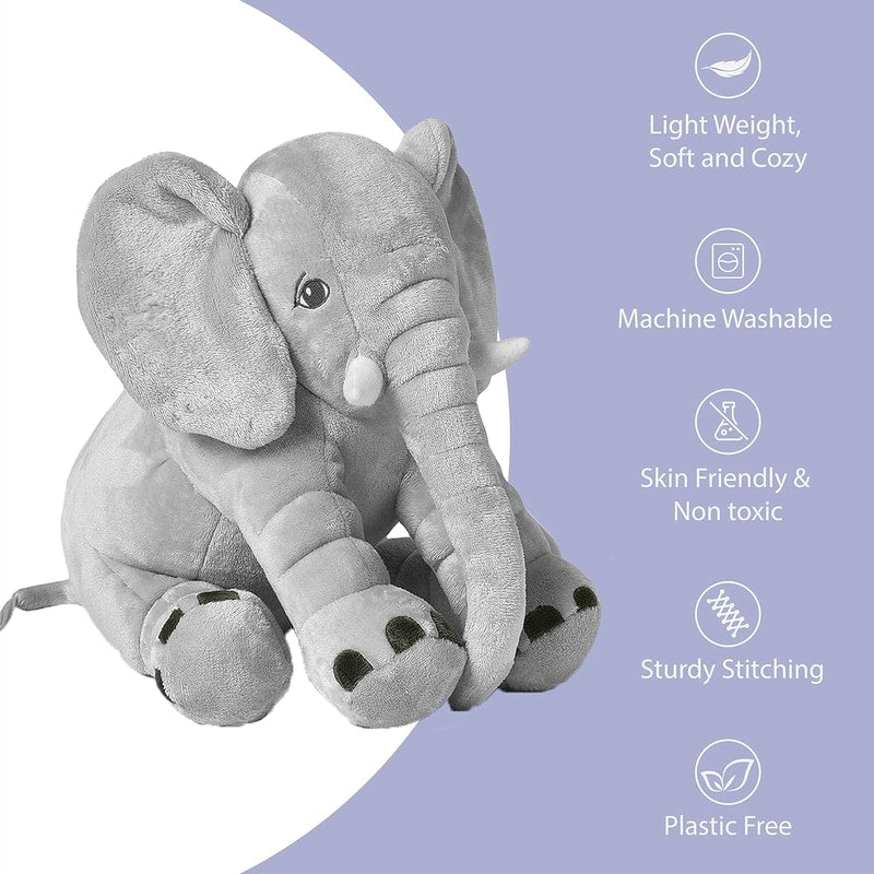 Adorable Elephant Plush Toy Pillow