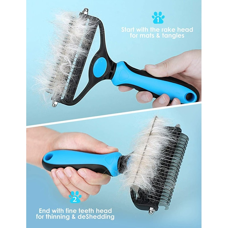 Cat Undercoat Rake Comb for Pet Grooming