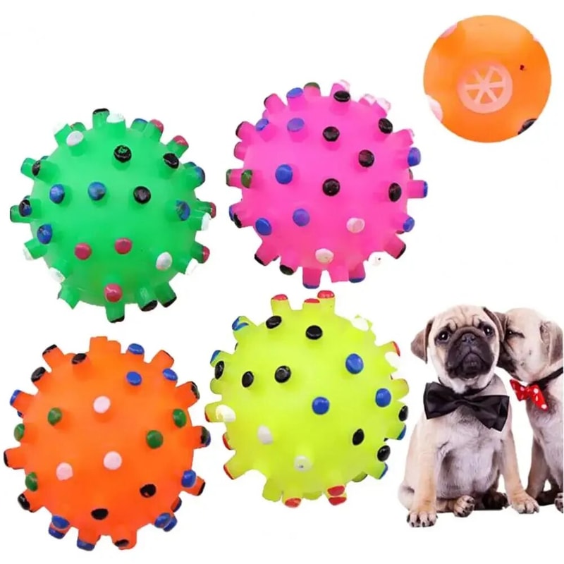Round Dog Ball Toy: Durable Puppy Training & Decompression Display Mold