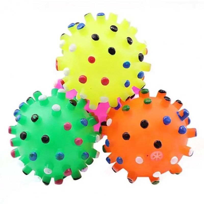 Round Dog Ball Toy: Durable Puppy Training & Decompression Display Mold