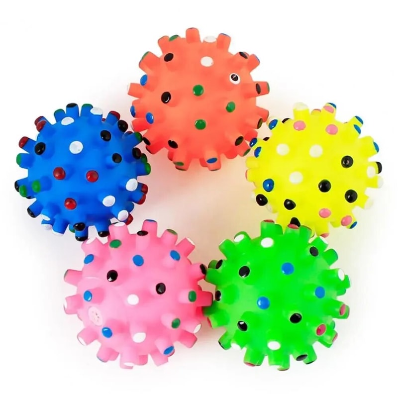 Round Dog Ball Toy: Durable Puppy Training & Decompression Display Mold